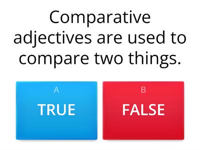 Comparative/Superlative