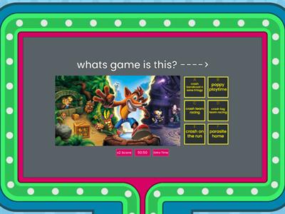 CRASH BANDICOOT QUIZ : )