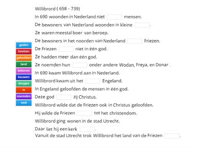 332. Geschiedenis 3: Willibrord