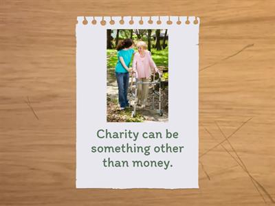 Meaning of Charity (Low)