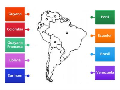 Países que componen la Selva Amazónica