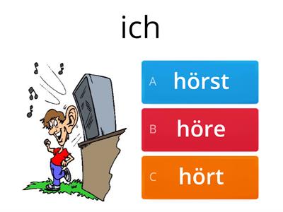 Deutsch -  Verben konjugieren