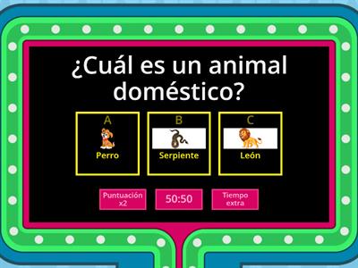 ANIMALES SALVAJES Y DOMÉSTICOS 