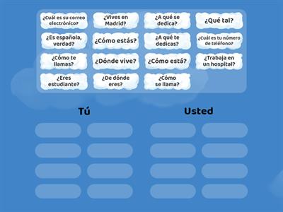 Tú VS Usted