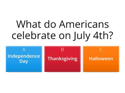 July 4th questions