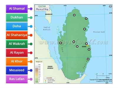  Main cities of Qatar