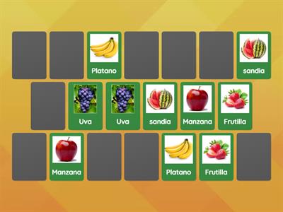 Memorice de frutas