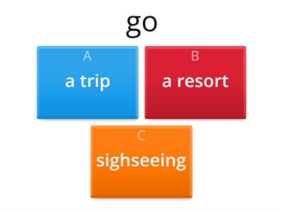 Travel Collocations