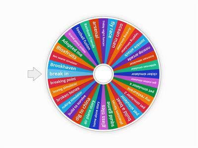 roblox games wheel