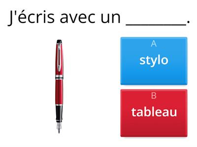 Les objets de la classe