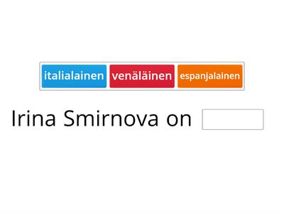 Финский язык 5 класс задание 2