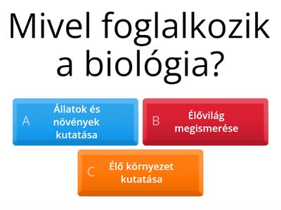 Biológia az élet tudománya 1.