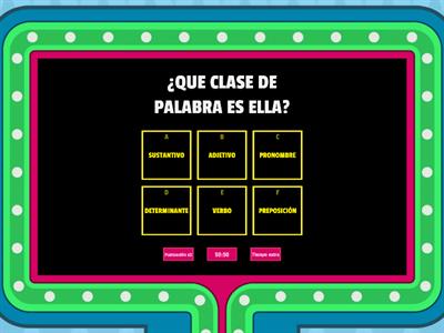 CLASES DE PALABRAS