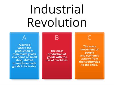 The industrial Revolution