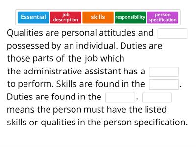 S3 Admin Theory - Admin Assistant L1