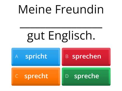 Menschen A1_ Präsens wiederholen 