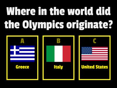 QUIZ: The Olympic games