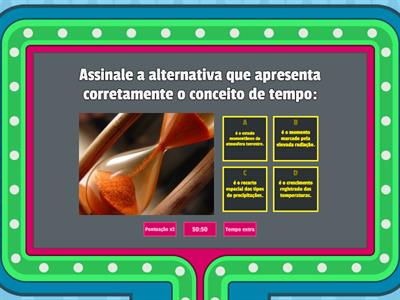 tempo atmosférico e clima ( Parcial)