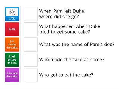 PP14 The Cake Comprehension Questions
