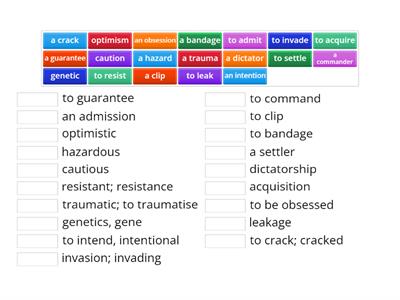 Outcomes UI. U3. word families