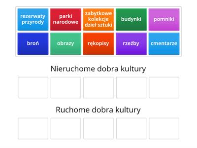 Nieruchome i ruchome dobra kultury