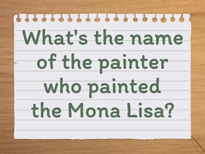 Mona Lisa Quiz