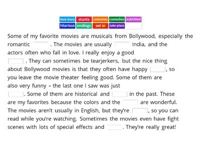 Reading about movies (int 2)