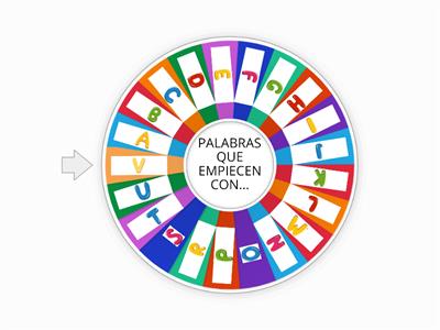  RULETA  ABECEDARIO