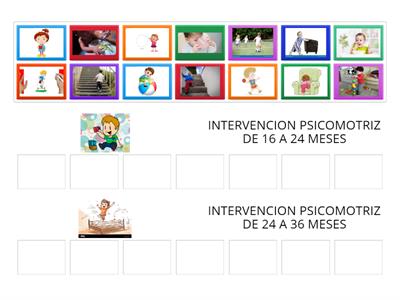 CLASIFICAR LA INTERVENCIÓN DE ACUERDO A LA EDAD 