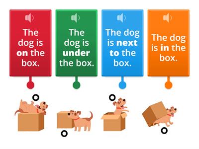 Kid's Box 1 Unit 3 - Prepositions (dog)