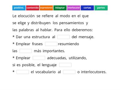 La Elocución. Elementos de la comunicación telefónica