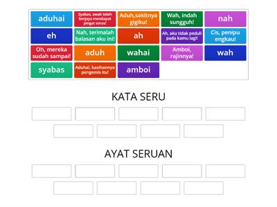 Kata Seru & Ayat Seru