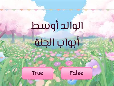 اليوم الثامن - صح أم خطأ