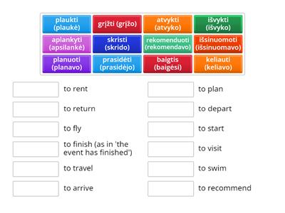 Learn Lithuanian U6 Verbs II EN