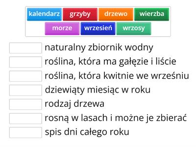 Definicje wrześniowe