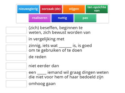 De Sprong Thema 1 Woordenlijst deel 3