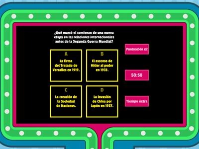 Concurso - Evaluación Segunda Guerra Mundial 