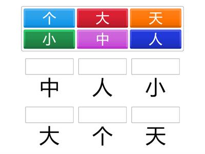 KG1 Chinese characters