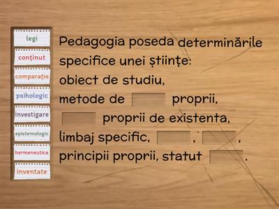 Pedagogia ca știință 