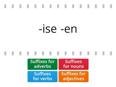  Suffixes- Rules