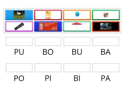 Percepcja słuchowa sylaby z głoskami p,b