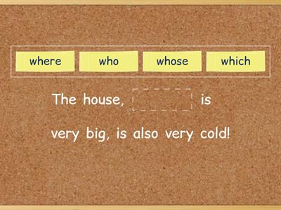 Non-defining relative clause