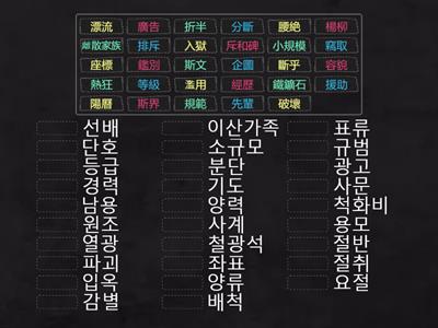 통진고 단어 독음(3과)