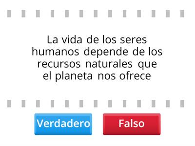 ¿Verdadero o Falso? (Ambiental)