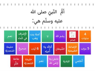 مراجعة التقويم النهائي للتّربية الإسلاميّة ف2.. المعلّمة أسيل قطاوي