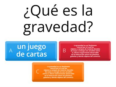 LA GRAVEDAD