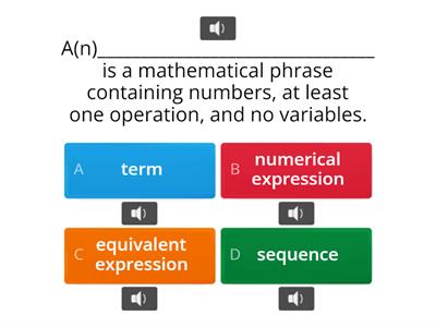 Algebra Basics 1