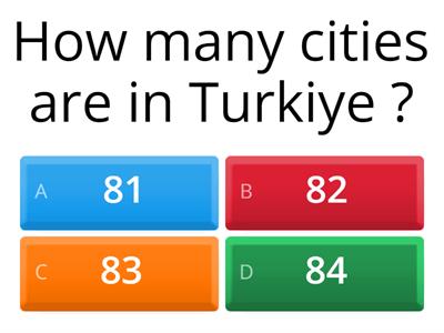 Türkiye Ankara Quiz 