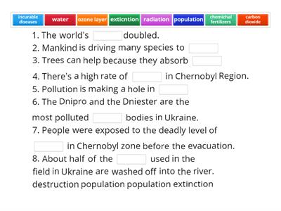 Ecological problems