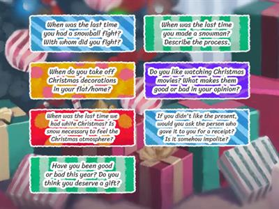 Christmas 2 (conversation topics)
